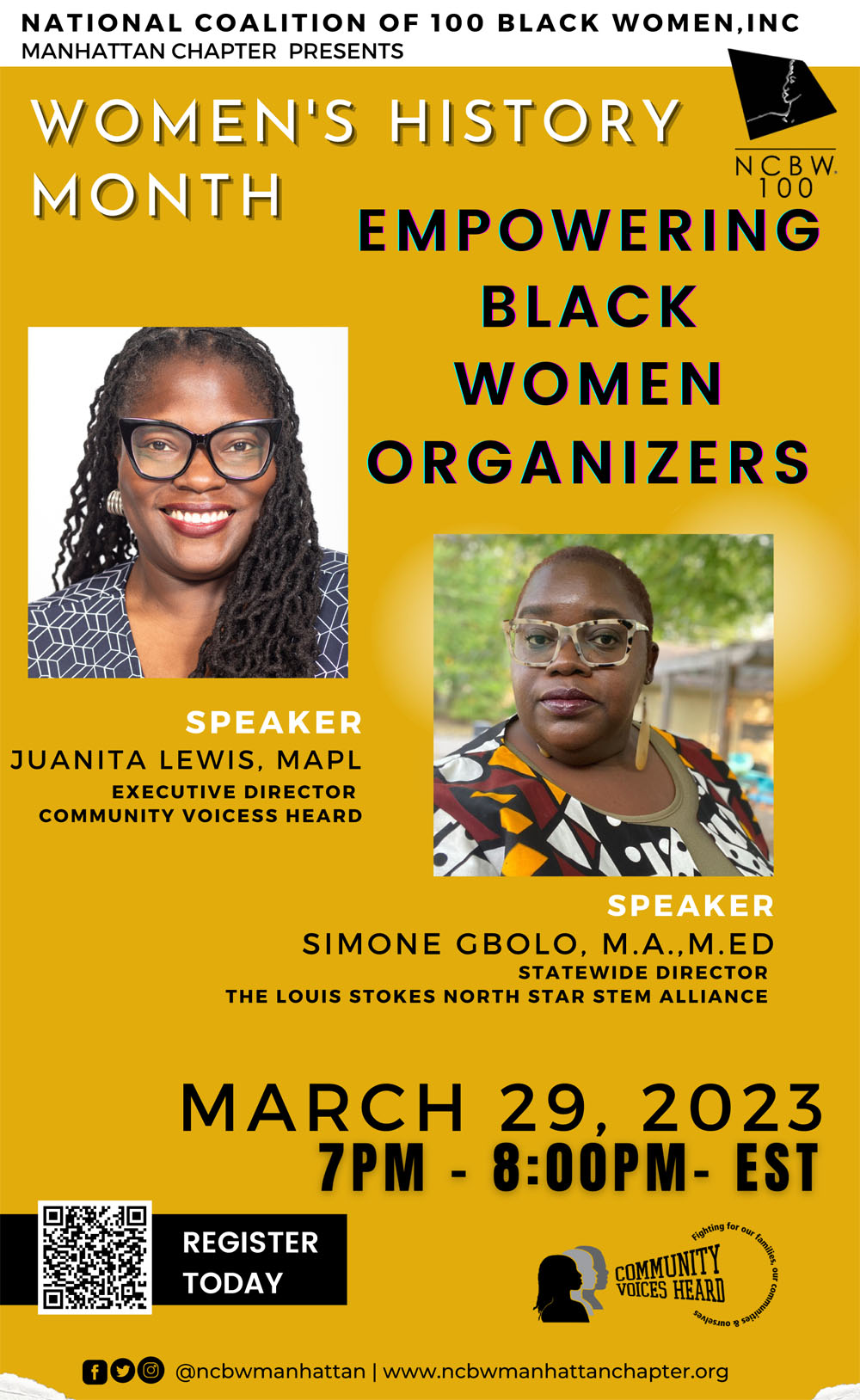 NCBW 100 - Manhattan NY Chapter | National Coalition of 100 Black Women