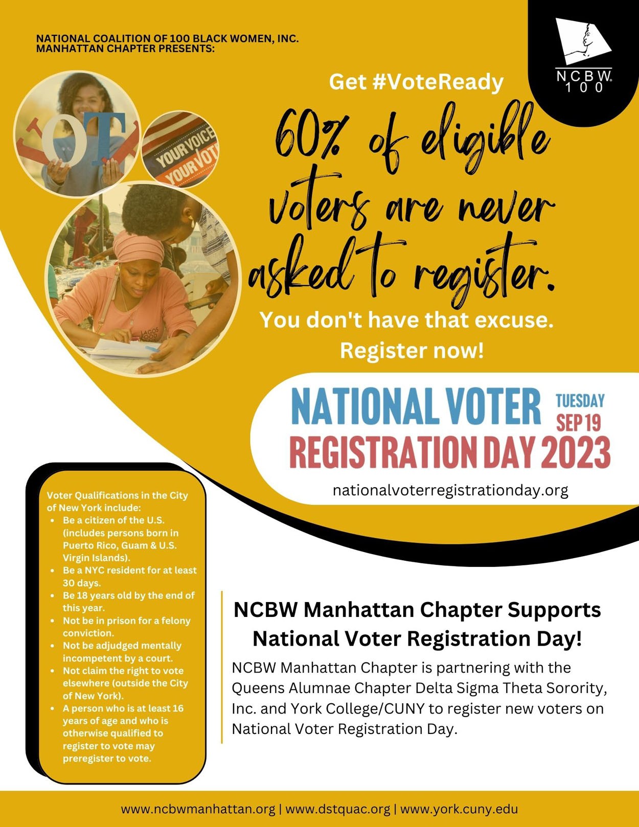 National Coalition Of 100 Black Women, Inc. Manhattan Chapter